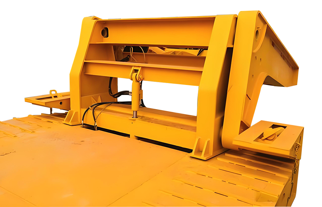 Detachable Gooseneck Lowbed Semi Trailer