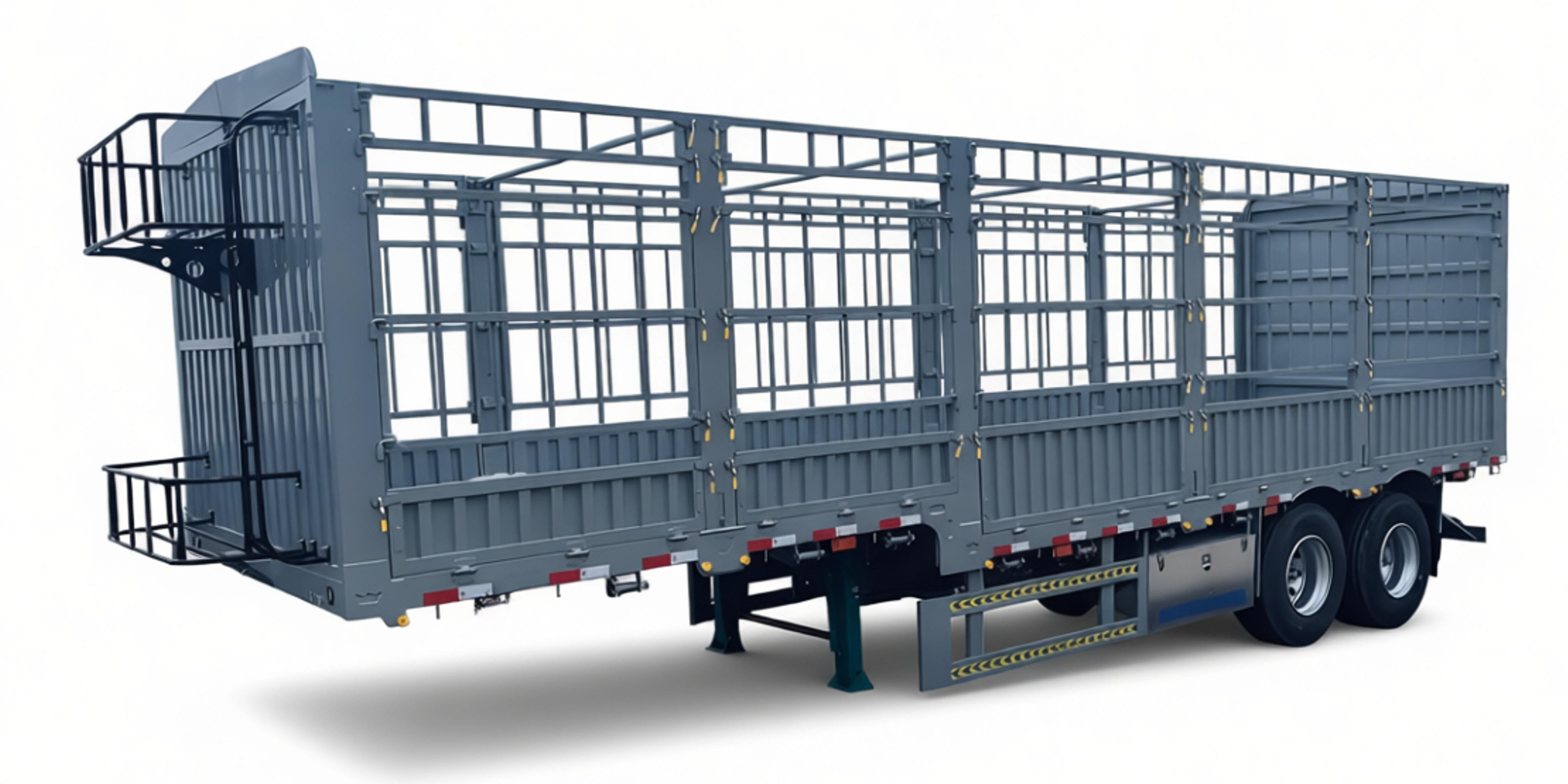 Two axles Fence Semi Trailer