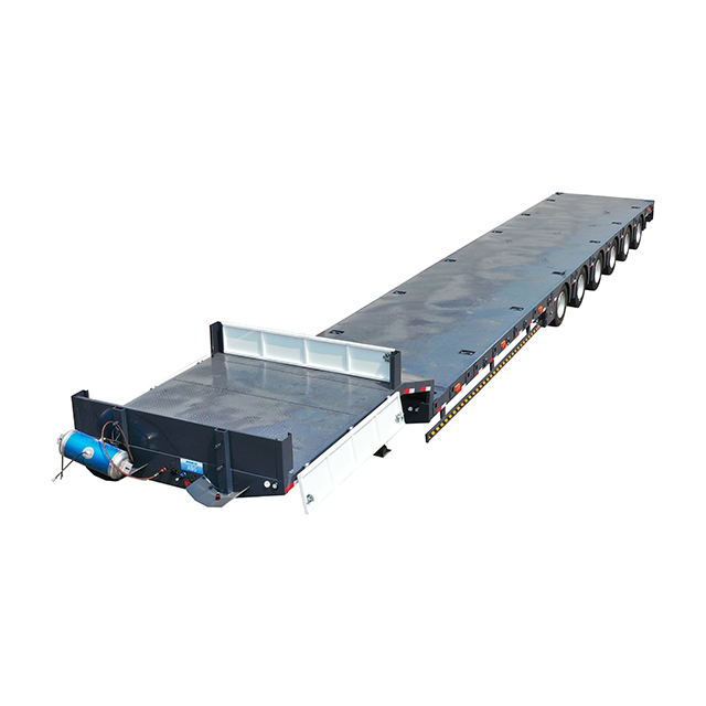 Multi-Axle Heavy Duty Low Bed Semi Trailer