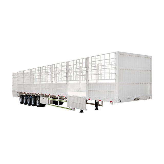 OEM High Wall Cargo Transport Fence Semi Trailer