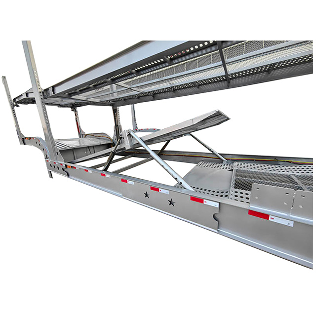 Five Central Asian Countries European-Style Cage Truck Car Carrier Semi Trailer