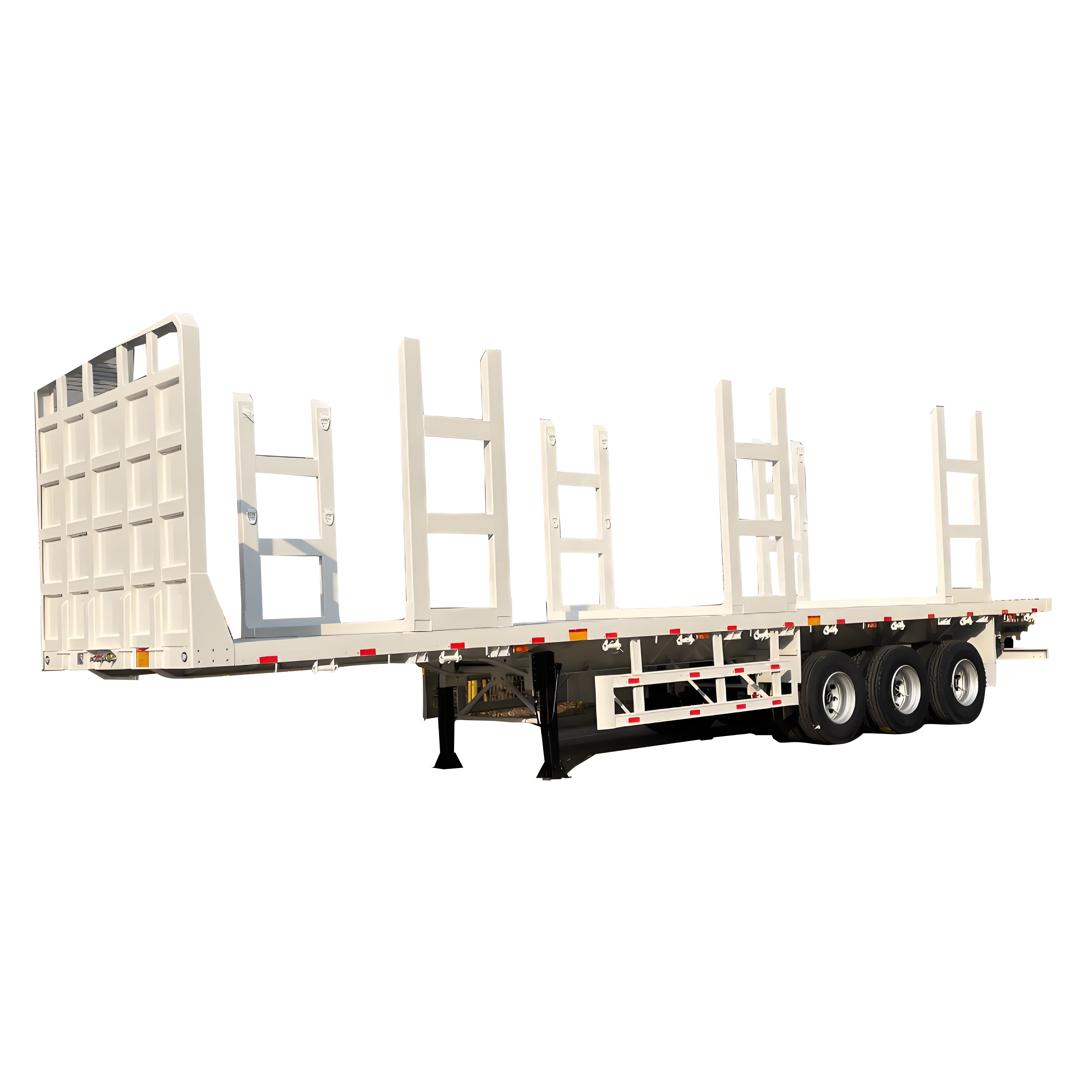 80Ton Timber-Specific Wood Transport Semi Trailer