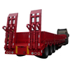 3/4/5 Axle Side Wall Gooseneck with Hydraulic Ladder Lowbed Semi Trailer