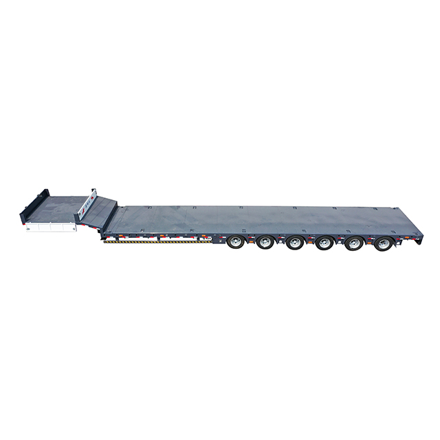 Multi-Axle Heavy Duty Low Bed Semi Trailer