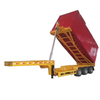 Hydraulic Lift Skeletal Rear Dumpe Truck Semi Trailer