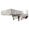 3/4/5 Axle Side Wall Gooseneck with Hydraulic Ladder Lowbed Semi Trailer