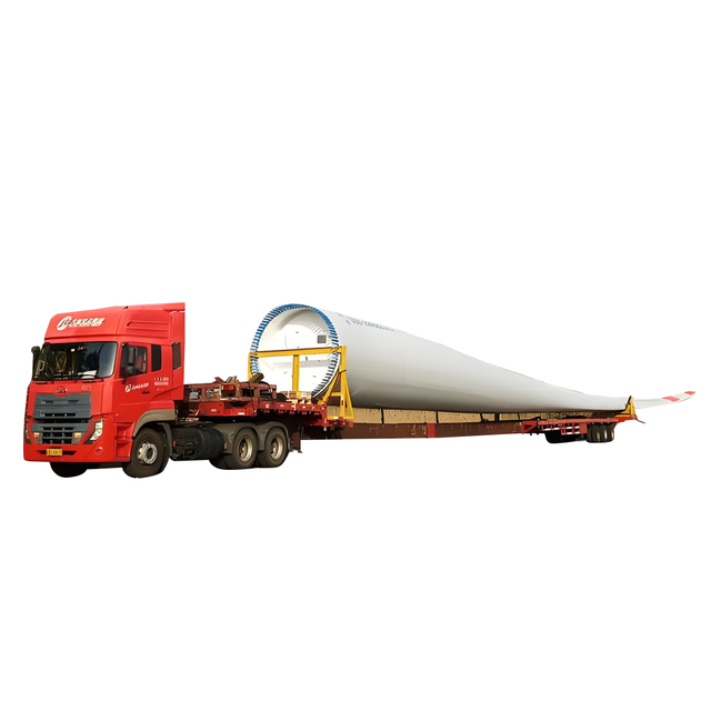 China Factory Heavy Duty Windmill Blade Transport Semi Trailer for Wind Power