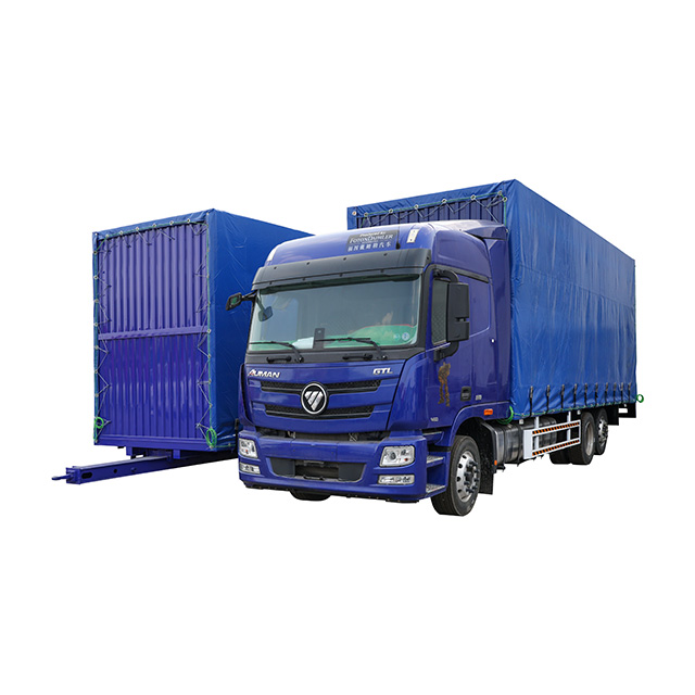 Two Section Curtain Side Semi Trailer