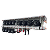 Heavy-Duty 40FT 45FT 4 Axles Multi-Axle Customizable Container Flatbed Semi Trailer