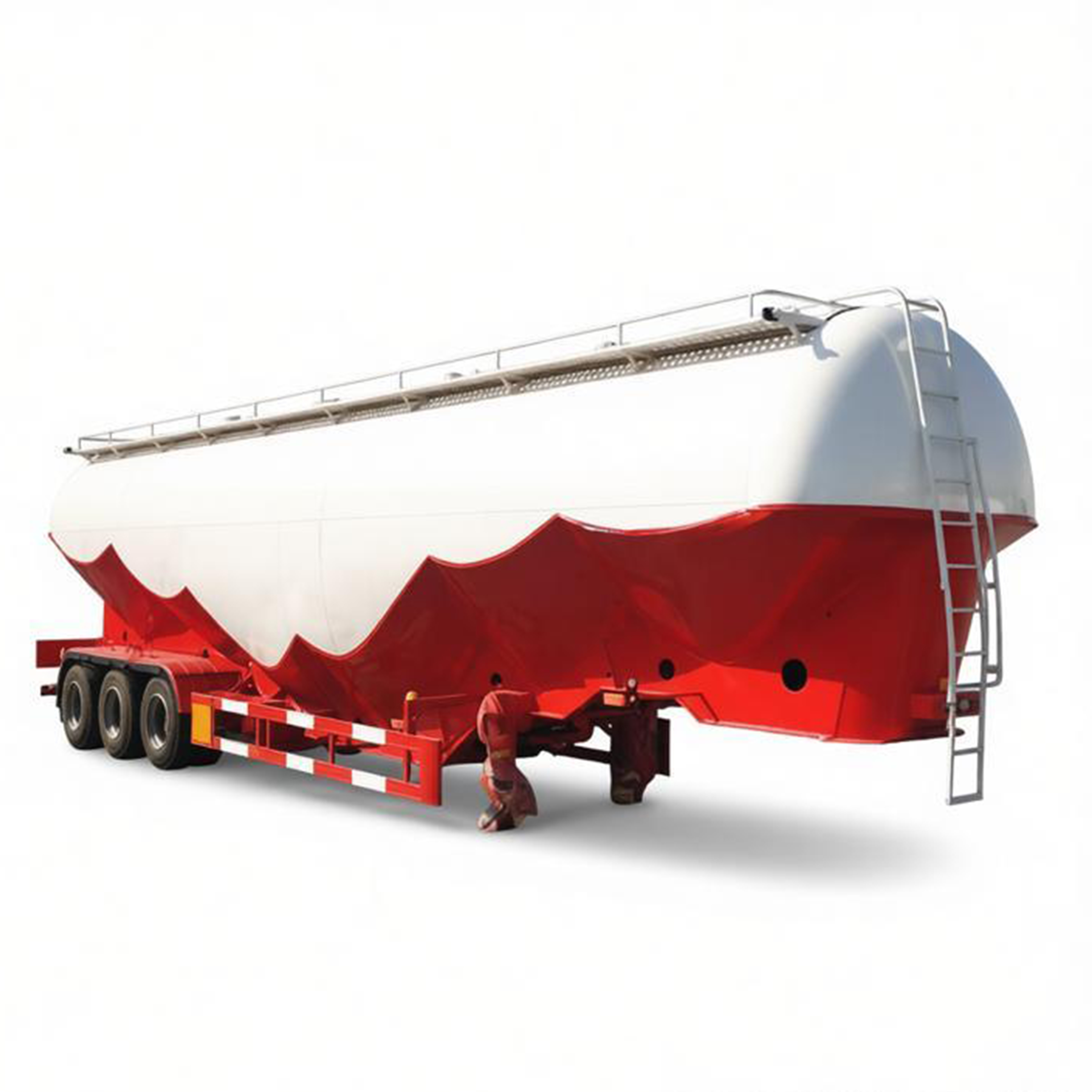 Food Grade Wheat Flour Bulk Transport Tanker Semi Trailer