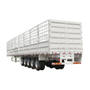 Ventilation Design 5 Axles 60-100 Ton Customized Side Wall/Fence Semi Trailer for Transporting Bulk Cargo