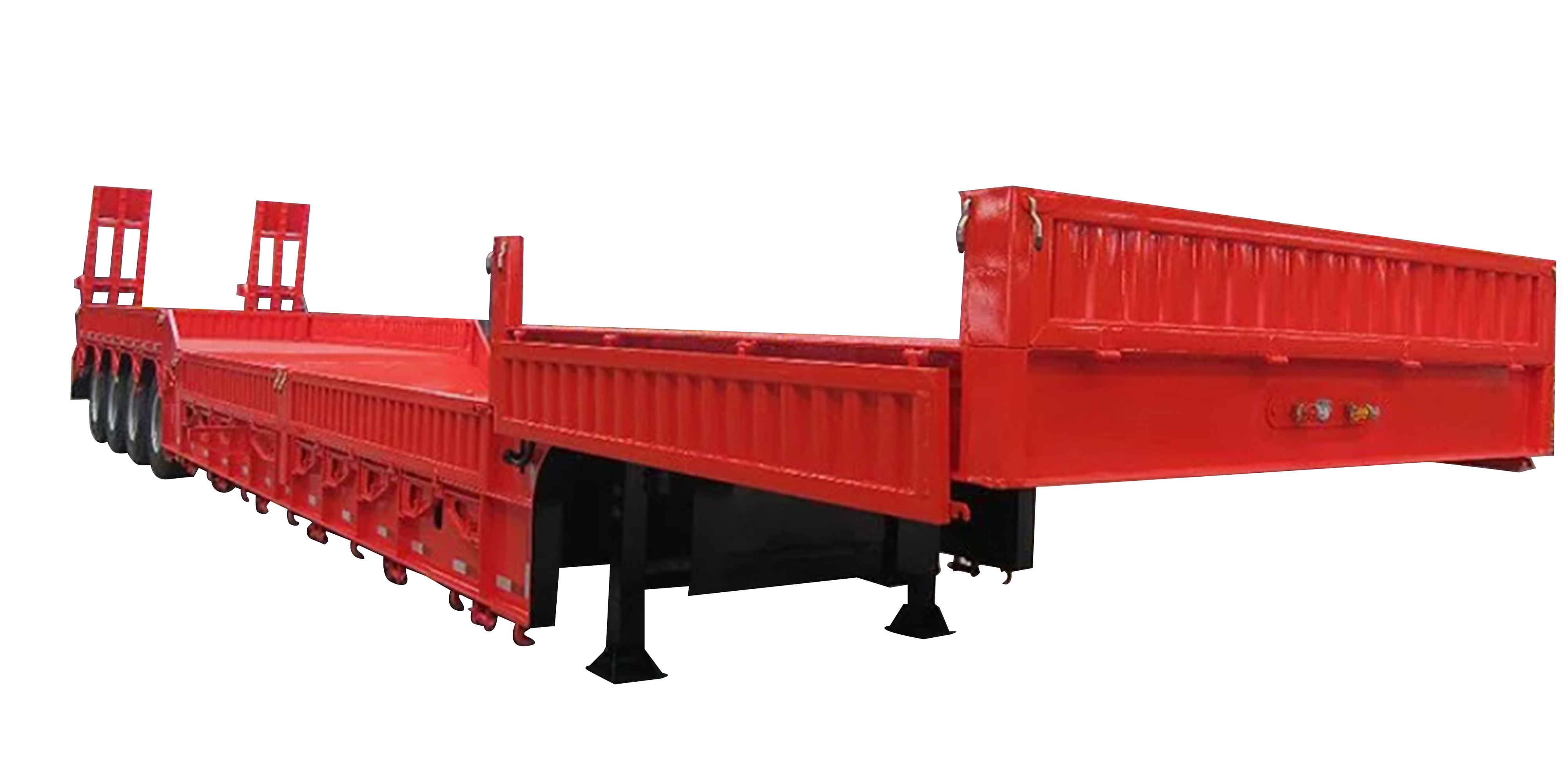 Side wall Gooseneck Low Bed Semi Trailer