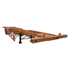 China Manufacturer 2-Axle Container Flatbed Semi Trailer