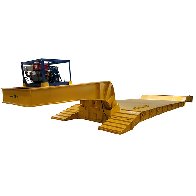 Removable Gooseneck Lowbed Semi Trailer