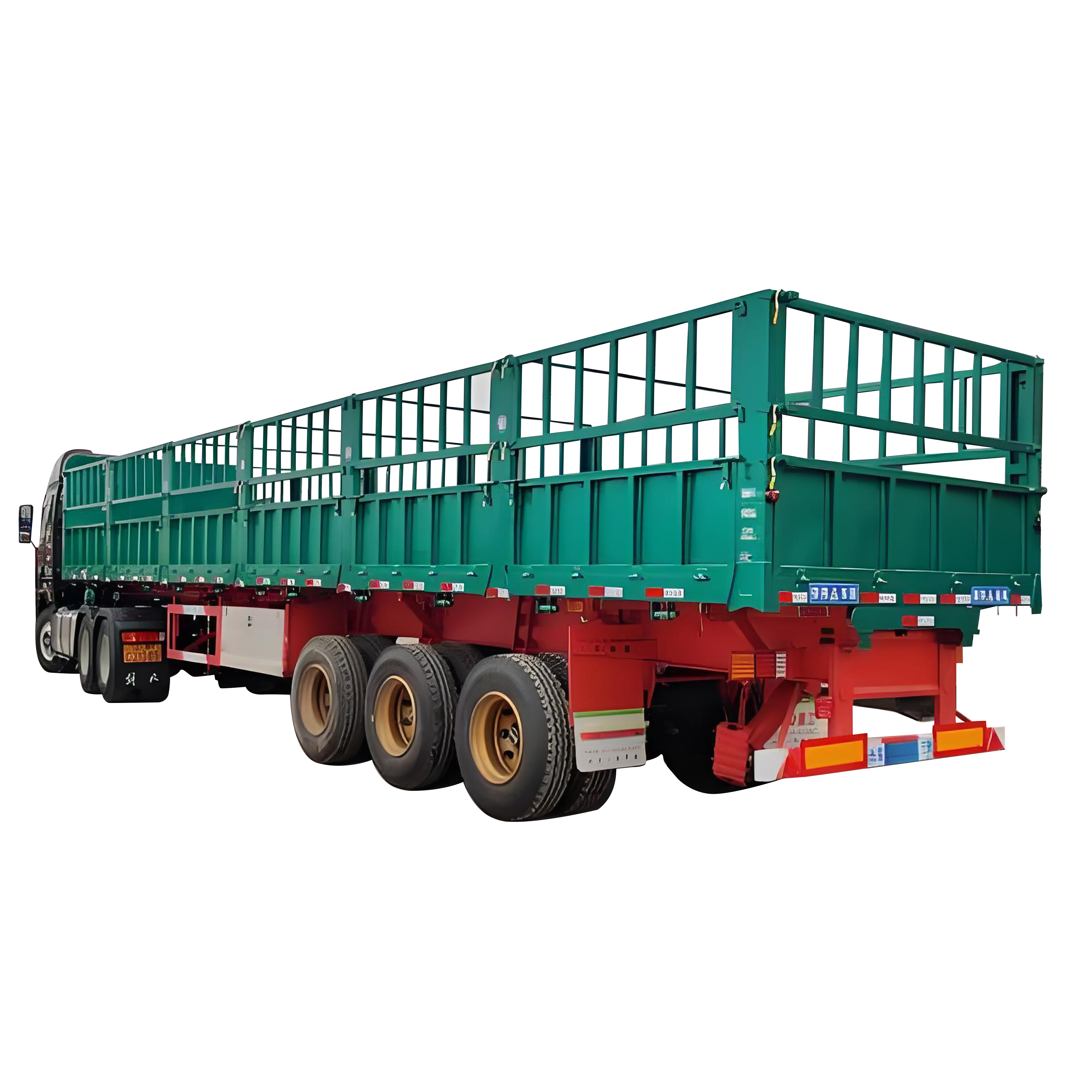 Cargo Sidewall Foldable Fence Semi Trailer