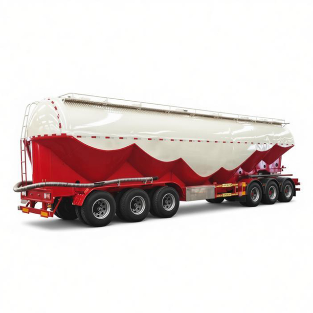 Food Grade Wheat Flour Bulk Transport Tanker Semi Trailer