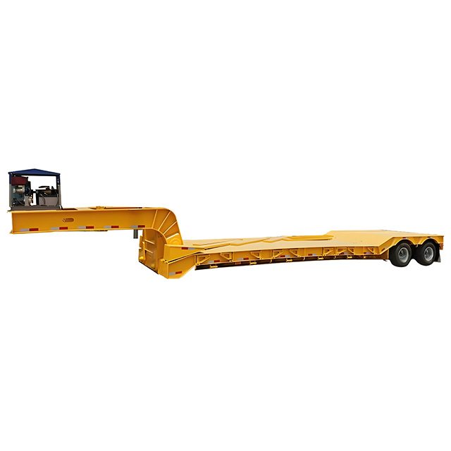 Removable Gooseneck Lowbed Semi Trailer