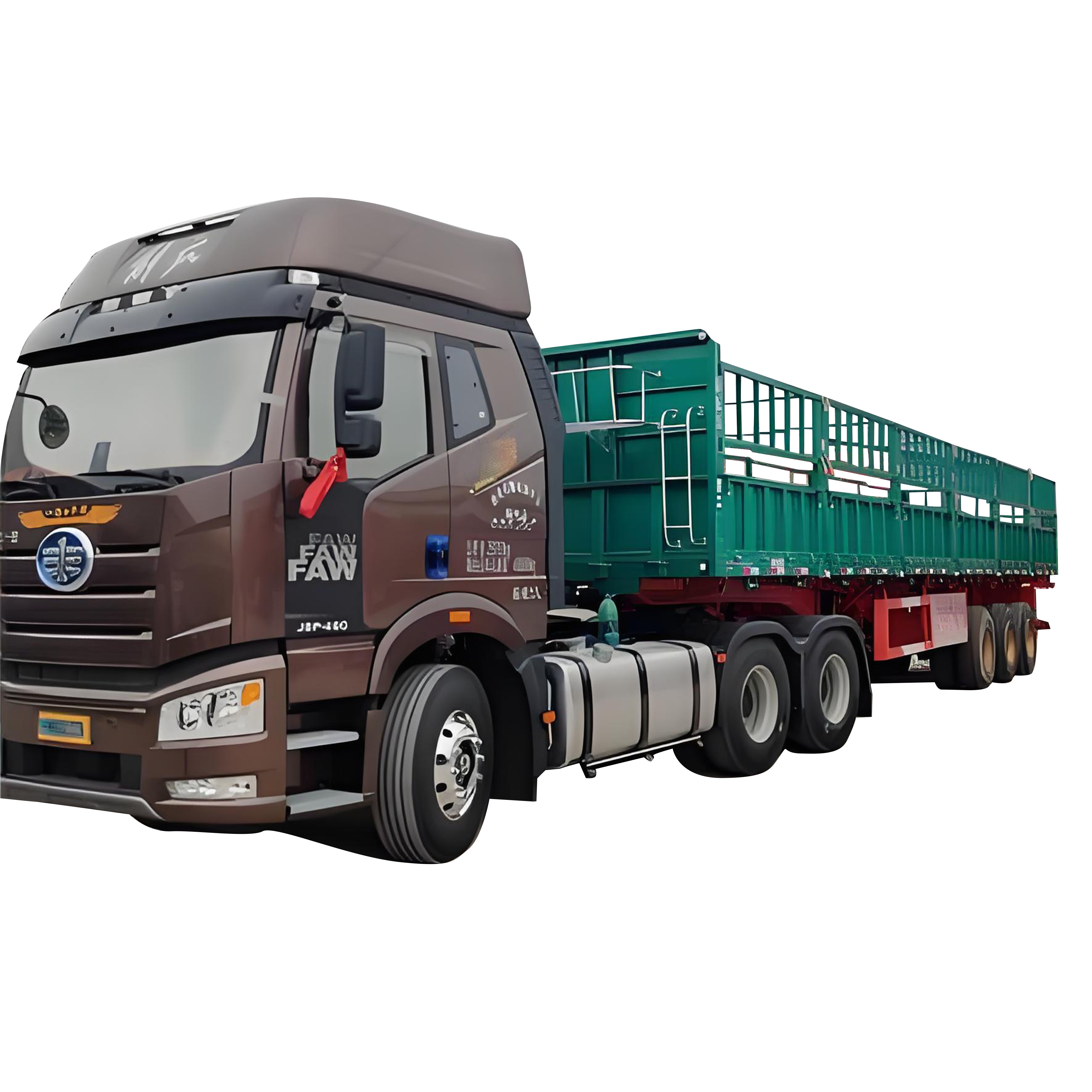 Cargo Sidewall Foldable Fence Semi Trailer