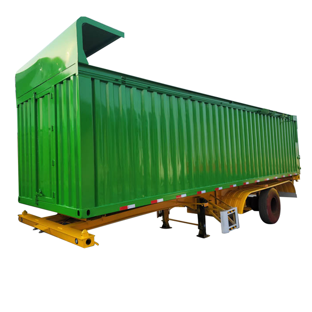 Hydraulic Lift Skeletal Rear Dumpe Truck Semi Trailer