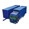 Two Section Curtain Side Semi Trailer