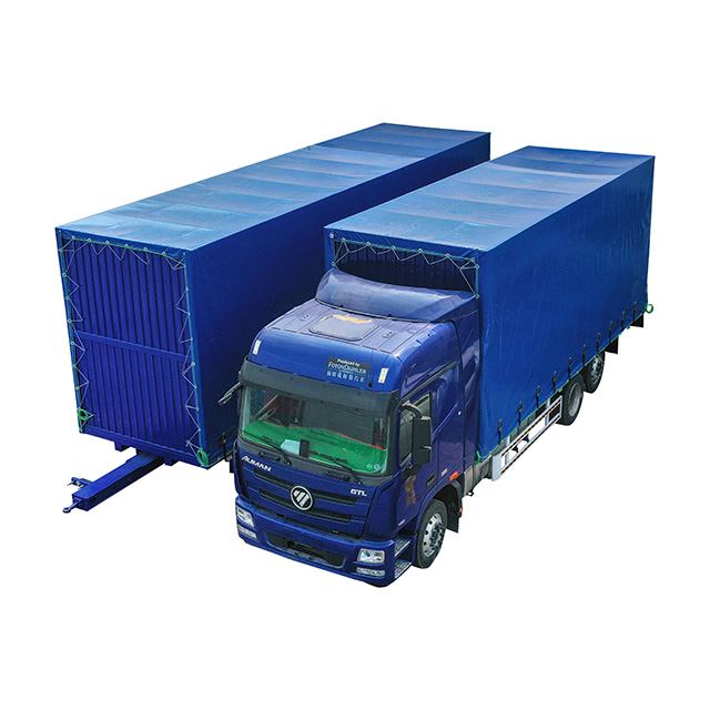 Two Section Curtain Side Semi Trailer