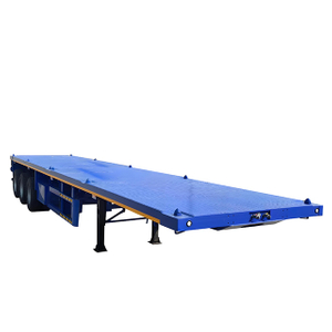 Heavy-Duty 40FT 45FT 4 Axles Multi-Axle Customizable Container Flatbed Semi Trailer