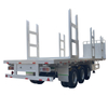 80Ton Timber-Specific Wood Transport Semi Trailer