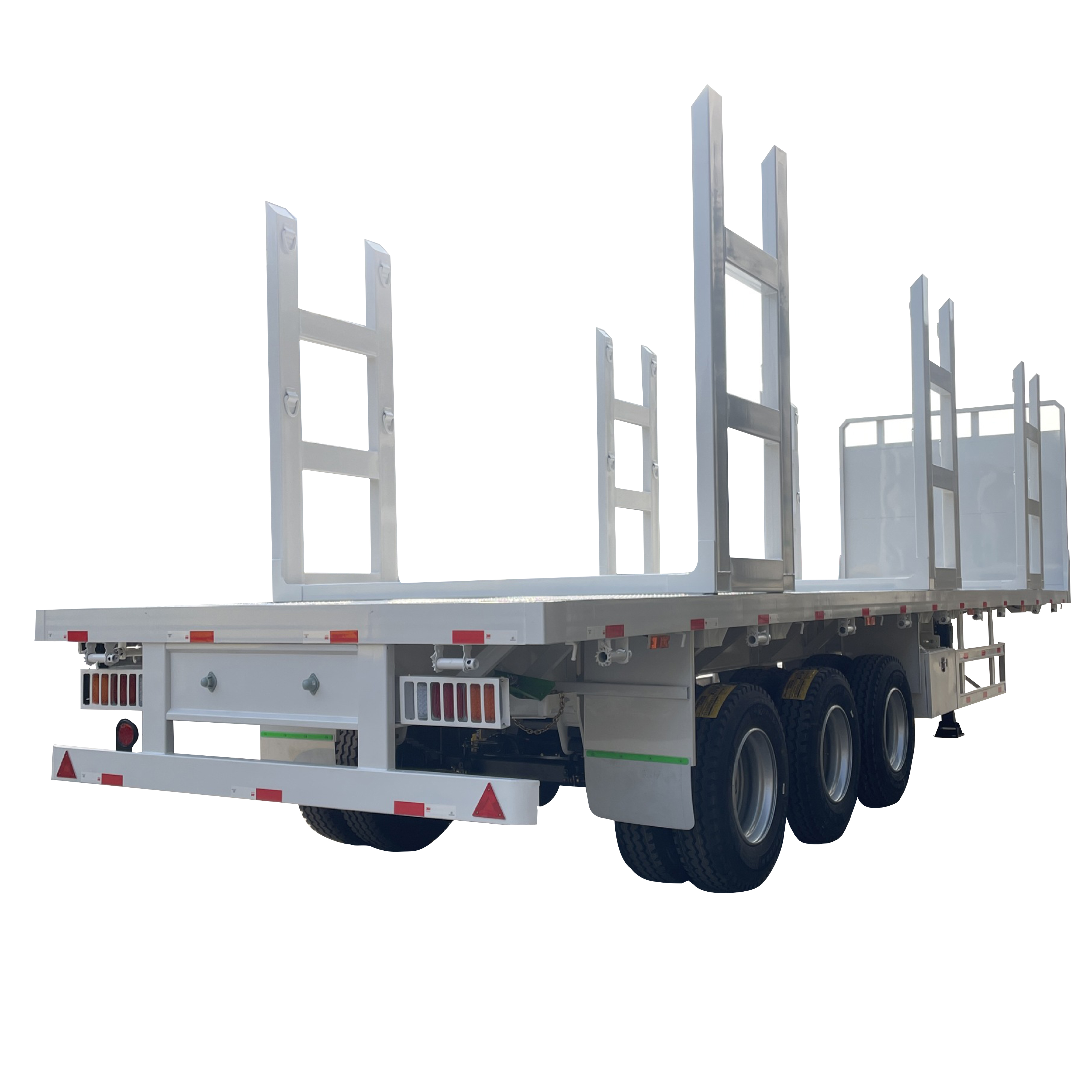 80Ton Timber-Specific Wood Transport Semi Trailer