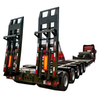 Large Capacity Low Bed Semi Trailer for Oversize and Overweight Cargo Transport
